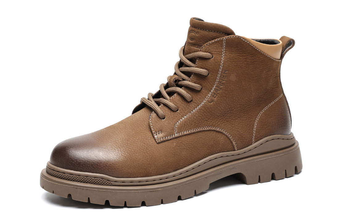 Order C°BANNER Martin Boot 'Khaki Fleece-lined Leather' C2924776M17