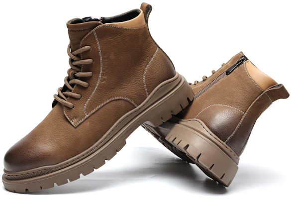 C°BANNER Martin Boot 'Khaki Fleece-lined Leather' C2924776M17 Lookbook C°BANNER Martin Boot 'Khaki Fleece-lined Leather' C2924776M17