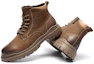 Lookbook C°BANNER Martin Boot 'Khaki Fleece-lined Leather' C2924776M17