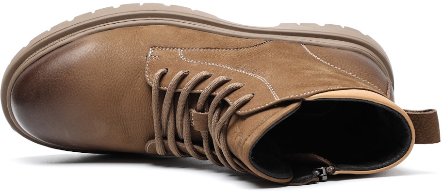 C°BANNER Martin Boot 'Khaki Fleece-lined Leather' C2924776M17 Shop C°BANNER Martin Boot 'Khaki Fleece-lined Leather' C2924776M17