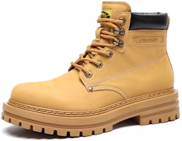 千百度C°BANNER 馬丁靴男復古戶外大黃靴高幫 黃色 Order 千百度C°BANNER 馬丁靴男復古戶外大黃靴高幫 黃色