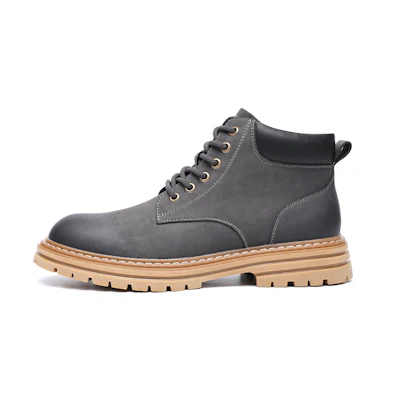 C°BANNER Martin Boots 'Grey Fleece-Lined Warm'