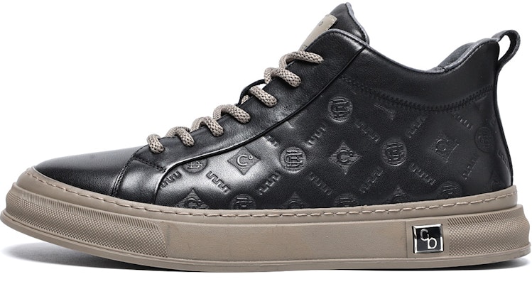C°BANNER Mid-Top Leather Sneakers 'Black' C2923795D01 Buy C°BANNER Mid-Top Leather Sneakers 'Black' C2923795D01