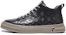Sneakers Kulit Tengah-Tinggi C°BANNER 'Hitam' C2923795D01