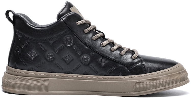 C°BANNER Mid-Top Leather Sneakers 'Black' C2923795D01 Order C°BANNER Mid-Top Leather Sneakers 'Black' C2923795D01