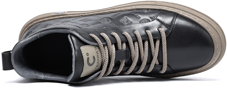 Zapatillas de Cuero C°BANNER Mid-Top 'Negras'. C2923795D01 Shop Zapatillas de Cuero C°BANNER Mid-Top 'Negras'. C2923795D01