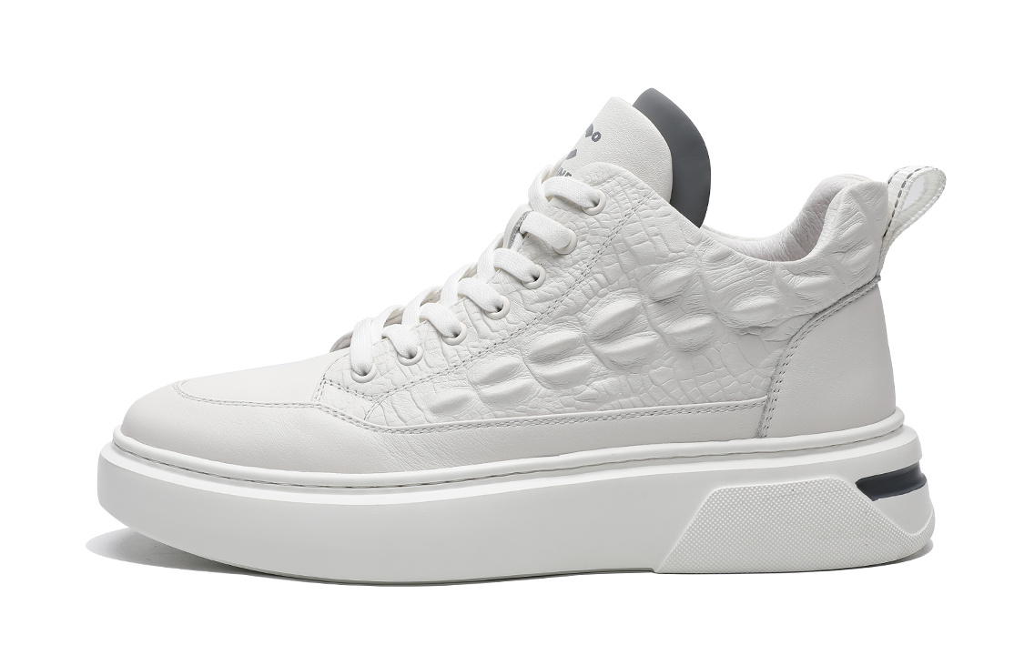 C°BANNER Mid Top 'White Crocodile' C3913633D