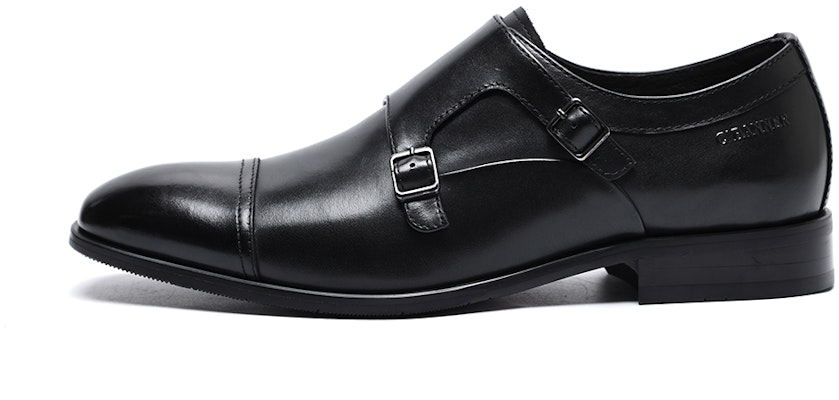 C°BANNER Monk Strap Dress Shoes 'Black Leather' C1523190D01 Buy C°BANNER Monk Strap Dress Shoes 'Black Leather' C1523190D01