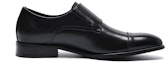 Order C°BANNER Monk Strap Dress Shoes 'Black Leather' C1523190D01