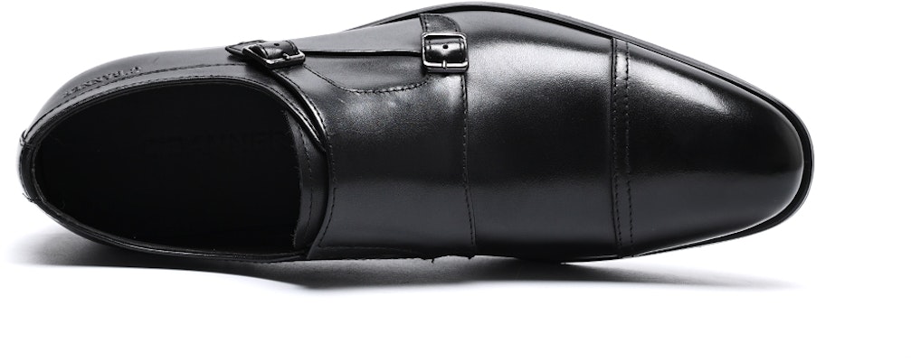 C°BANNER Monk Strap Dress Shoes 'Black Leather' C1523190D01 Shop C°BANNER Monk Strap Dress Shoes 'Black Leather' C1523190D01