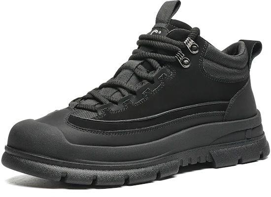 千百度C°BANNER 厚底流行加絨 短筒 戶外靴 男款 黑色 Sizing 千百度C°BANNER 厚底流行加絨 短筒 戶外靴 男款 黑色