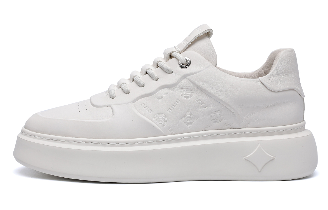 Buy C°BANNER 高级皮革运动鞋 "白色" C0923751DA24