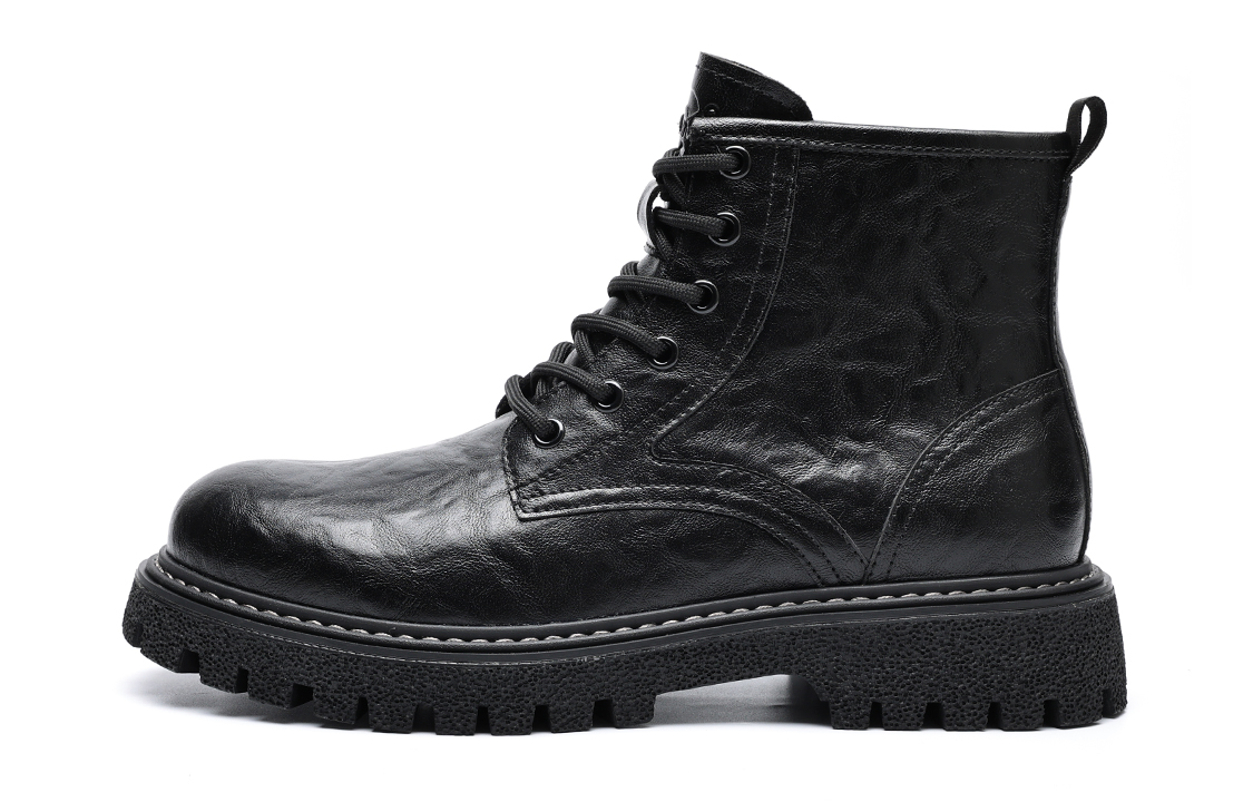 Buy C°BANNER Retro 'Black Marten' Sepatu Hitam Martenスニーカー C0623774X01