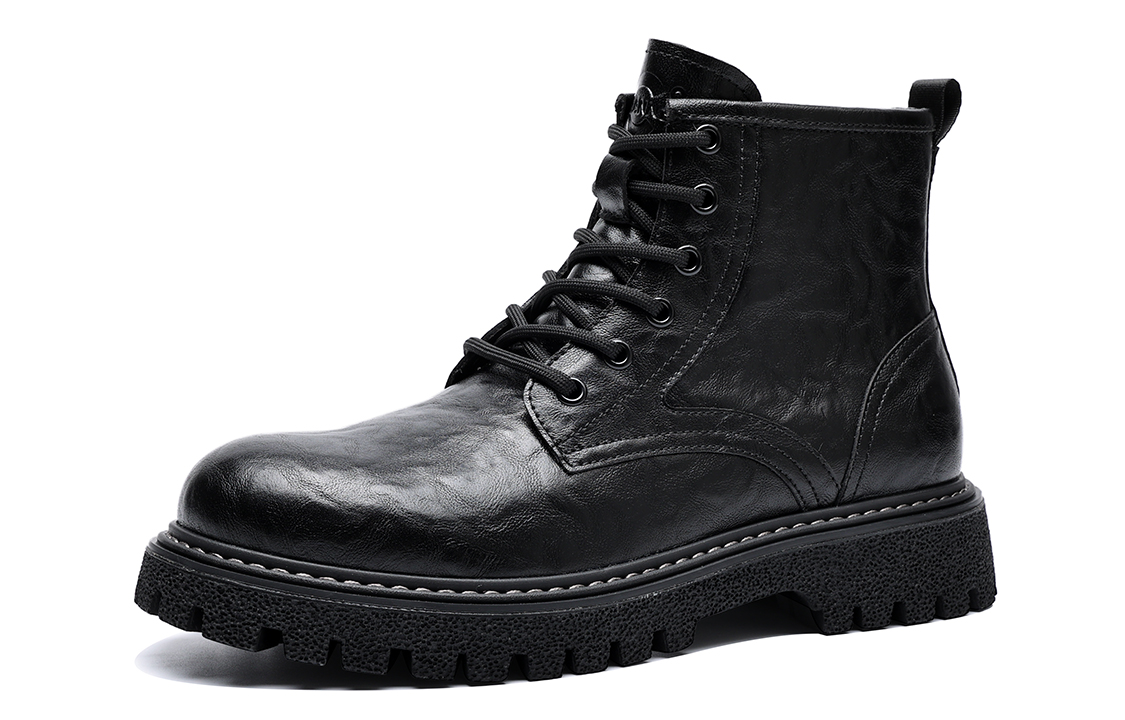 Order C°BANNER Retro 'Black Marten' Sepatu Hitam Martenスニーカー C0623774X01