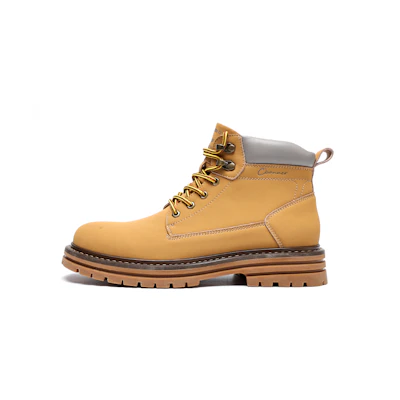 C°BANNER Retro British Style Versatile Trendy Workwear Martin Boots 'Yellow'
