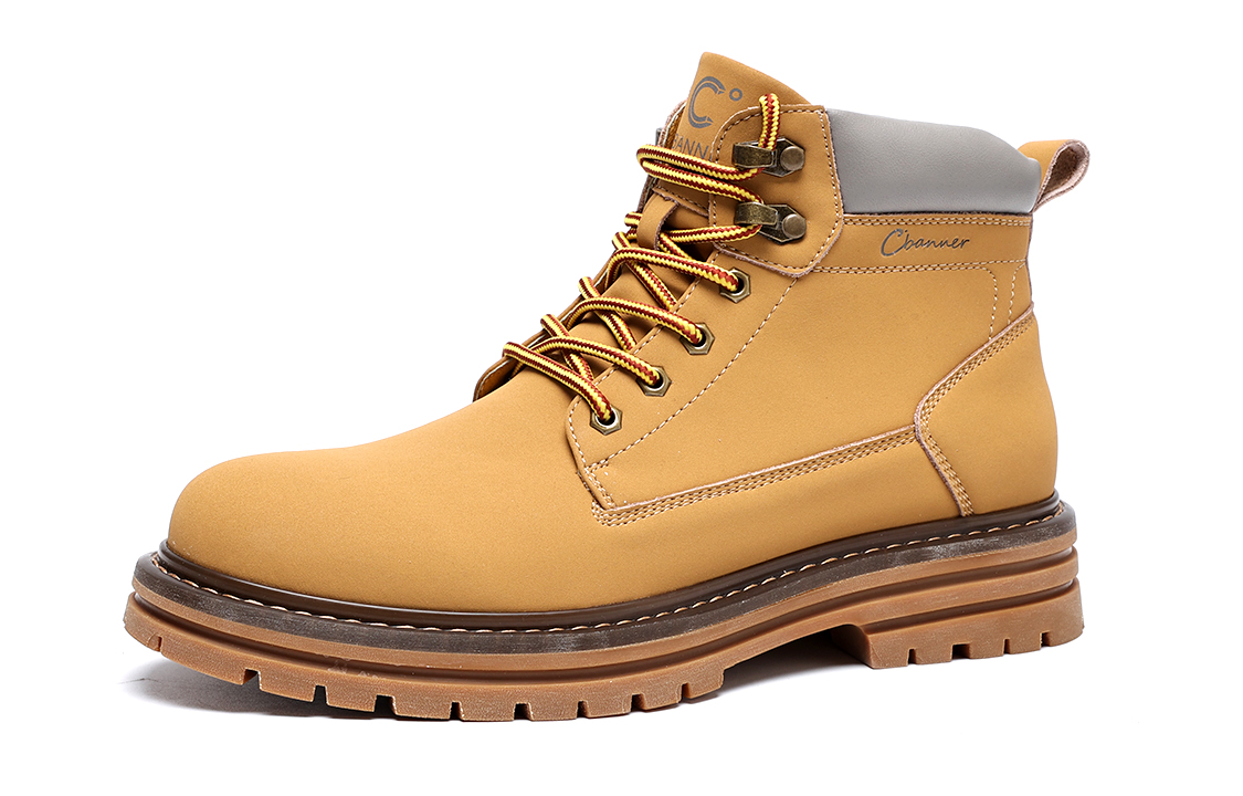 C°BANNER Retro British Style Versatile Trendy Workwear Martin Boots 'Yellow' 圖 3