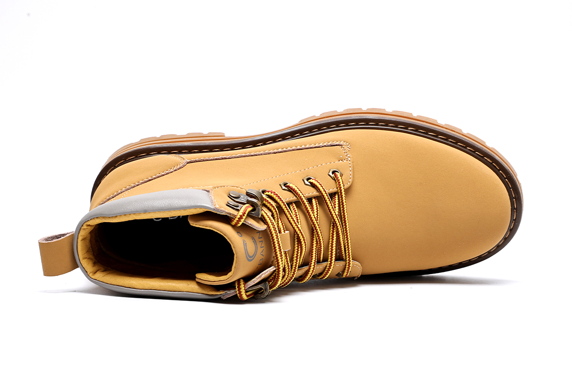 C°BANNER Retro British Style Versatile Trendy Workwear Martin Boots 'Yellow' 圖 4