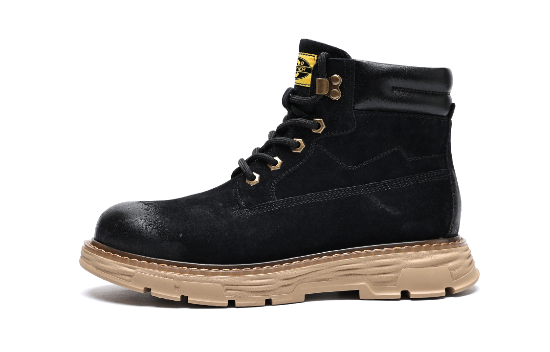 C°BANNER Retro Casual Martin Boots 'Black' C0623815XA01