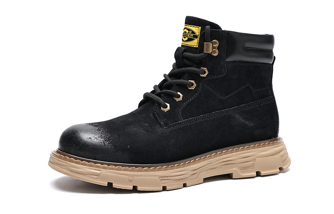 Lookbook C°BANNER Sepatu Kasual Retro Martin 'Hitam' C0623815XA01