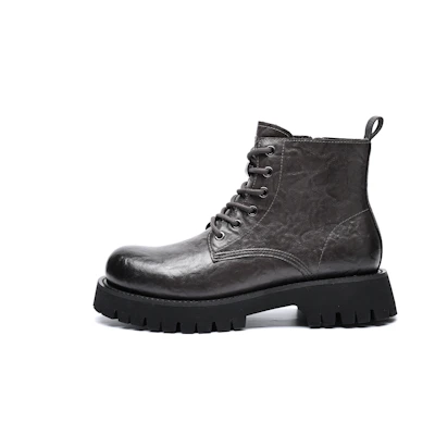 C°BANNER Retro Martin Boots 'Grey Textured'