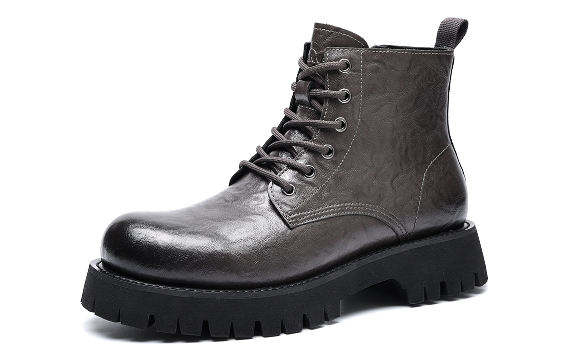 C°BANNER Retro Martin Boots 'Grey Textured' 圖 3