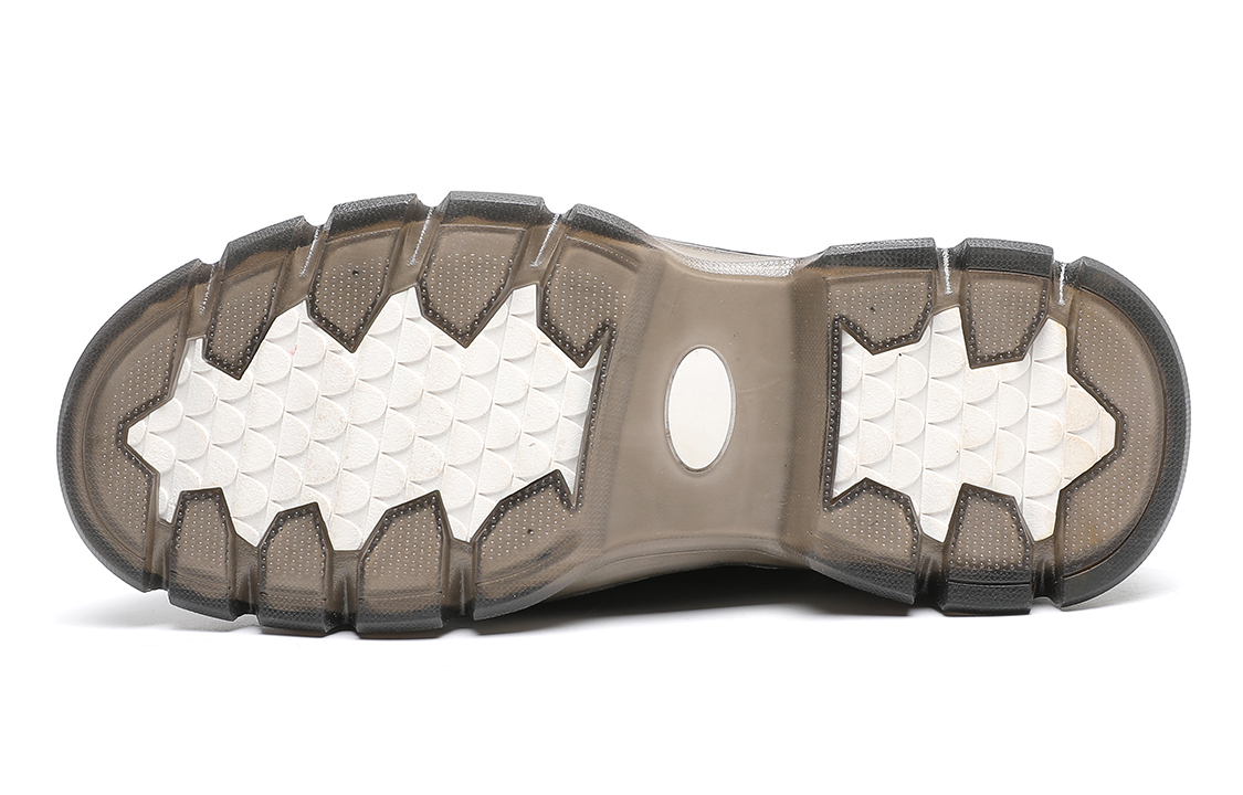 C°BANNER Retro Velvet Leather Side Zip Martin Boots 'Black' 圖 5