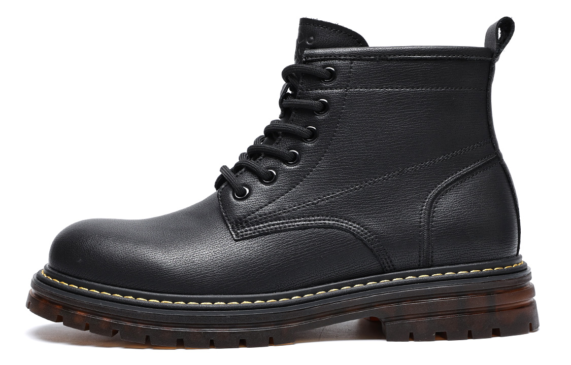 C°BANNER Retro Workwear Martin Boots 'Black'