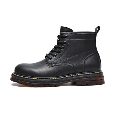 C°BANNER Retro Workwear Martin Boots 'Black'