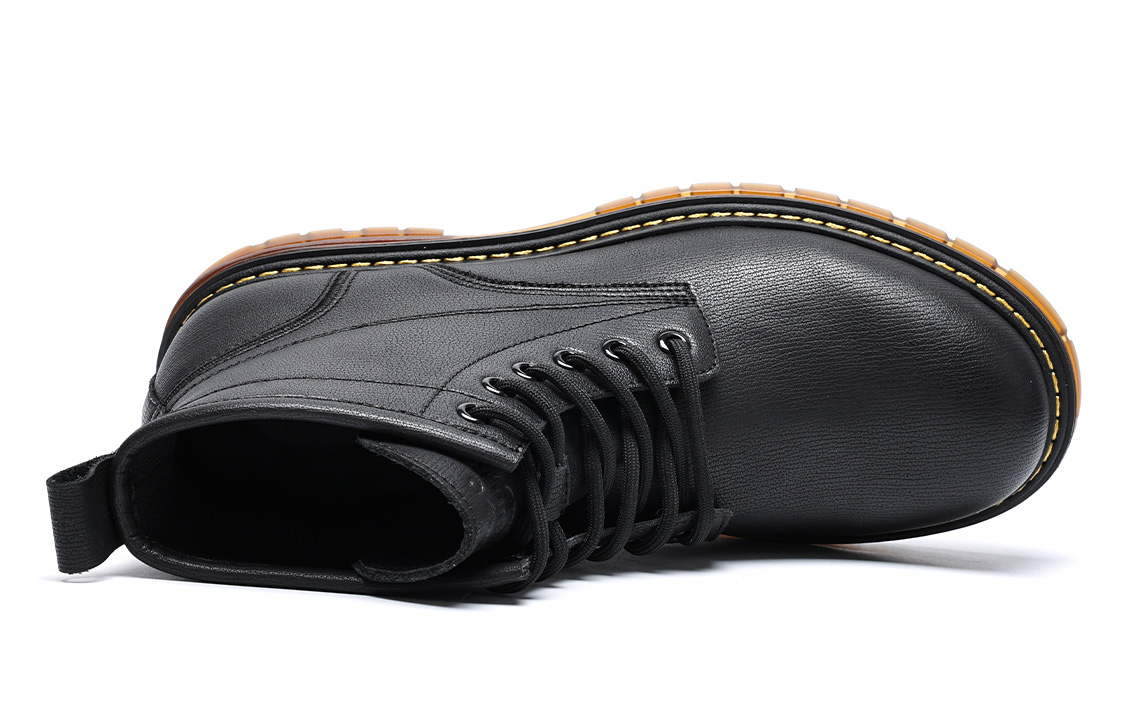 C°BANNER Retro Workwear Martin Boots 'Black' 圖 4