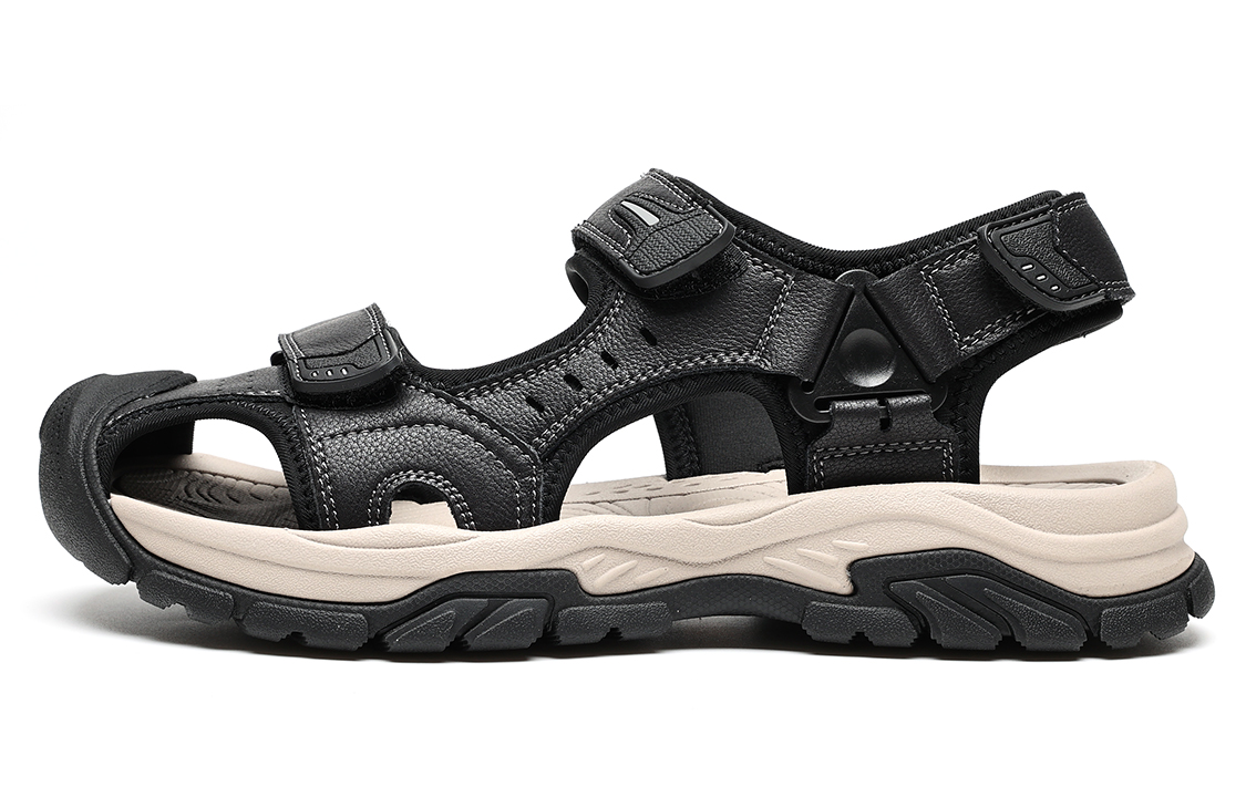 C°BANNER Sandals 'Black CMFT Magic Tape'