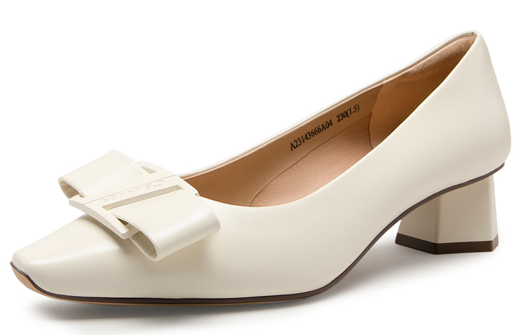 Lookbook C°BANNER 양털통굽라운드굽하이힐 (4cm) A23143666