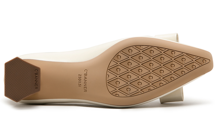 Details for C°BANNER 양털통굽라운드굽하이힐 (4cm) A23143666