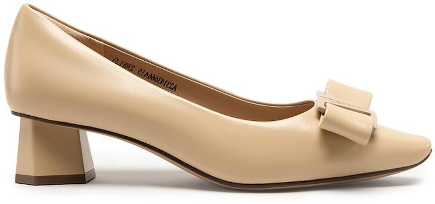 C°BANNER Sheepskin Chunky Heel Round Toe High Heels '4cm Women's' A23143666 Cheap C°BANNER Sheepskin Chunky Heel Round Toe High Heels '4cm Women's' A23143666