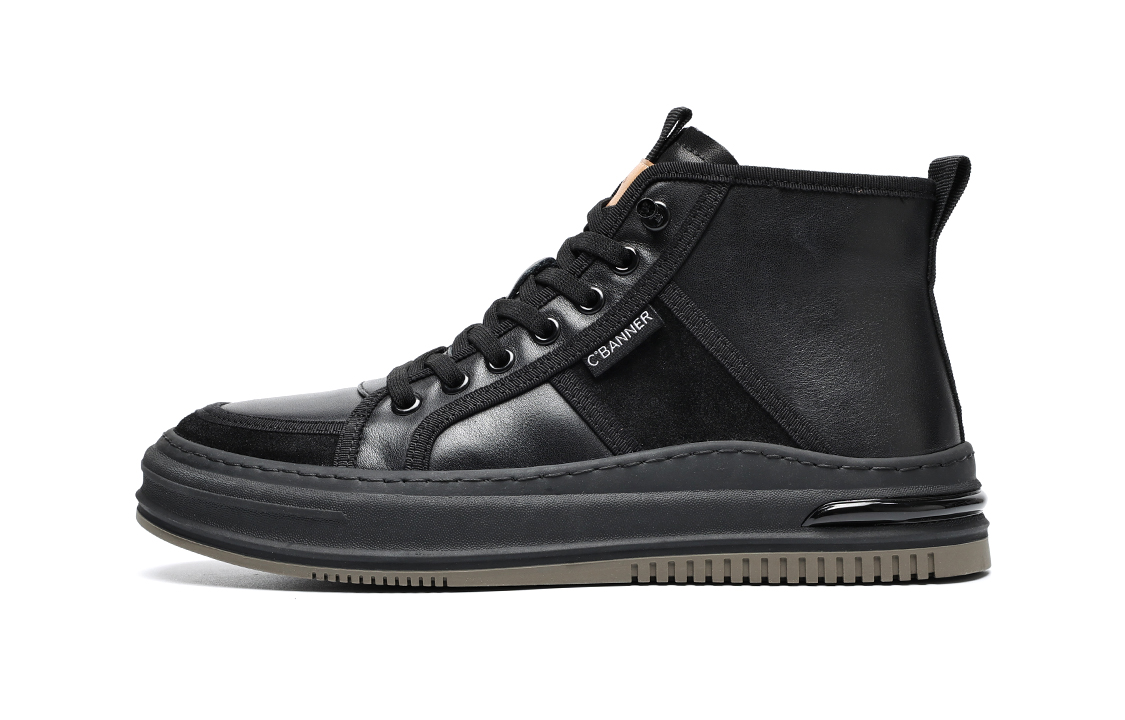 C°BANNER Simple CMFT Board Shoe 'Black Leather'