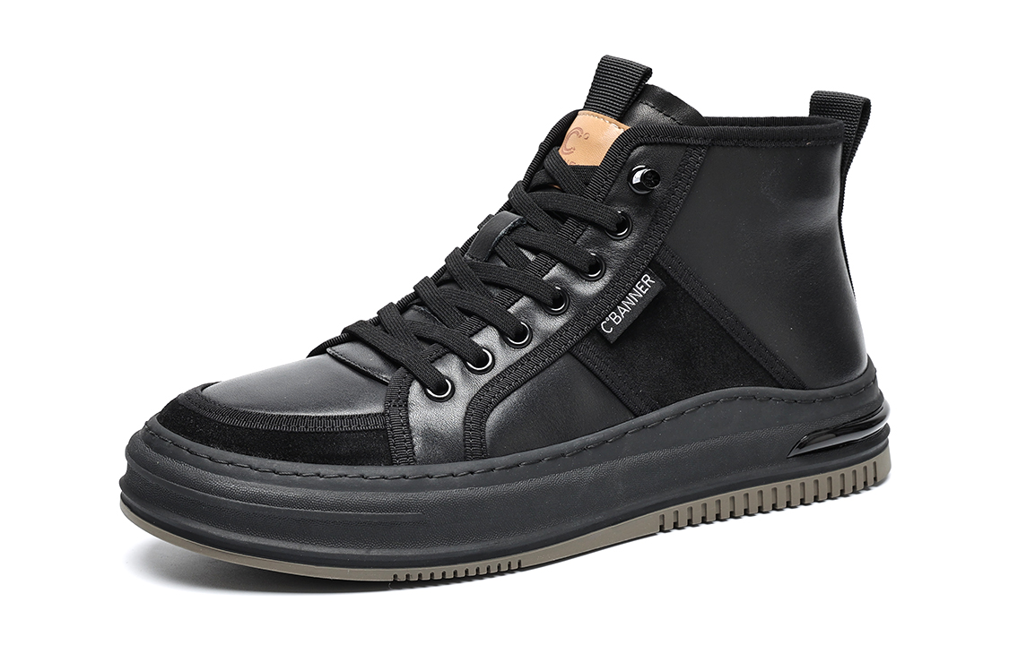 C°BANNER Simple CMFT Board Shoe 'Black Leather' 圖 3