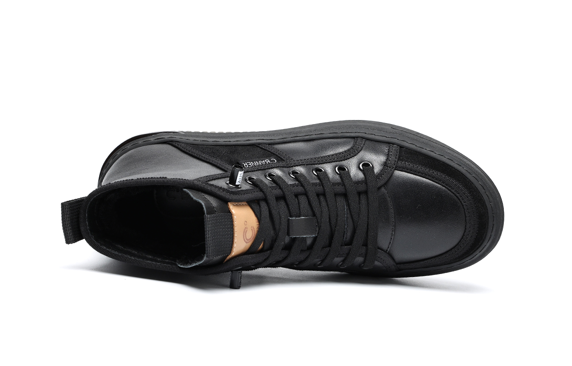 C°BANNER Simple CMFT Board Shoe 'Black Leather' 圖 4