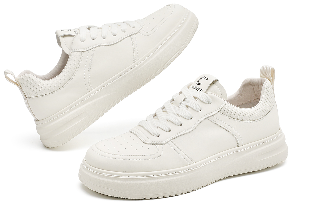 C°BANNER Simple CMFT Low-Top Sneakers 'White' 圖 3
