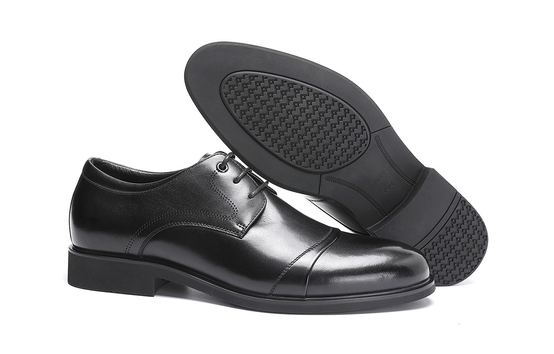 C°BANNER Simplified CMFT Business Dress Shoes 'Black' 圖 4
