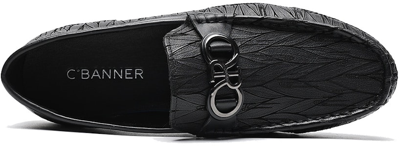 C°배너 슬립온 (블랙 레더) C1611025D01 Shop C°배너 슬립온 (블랙 레더) C1611025D01