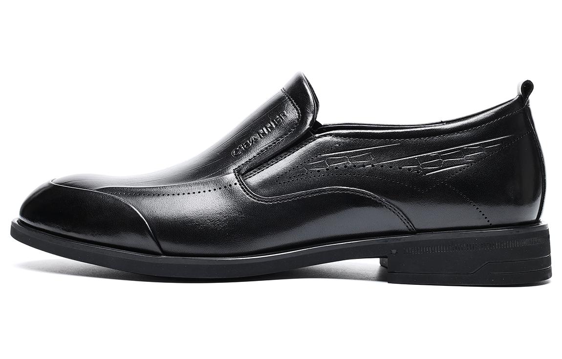 C°BANNER Slip-On 'Black Leather'