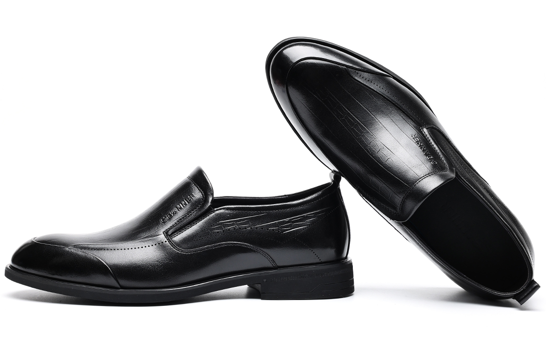 C°BANNER Slip-On 'Black Leather' 圖 4