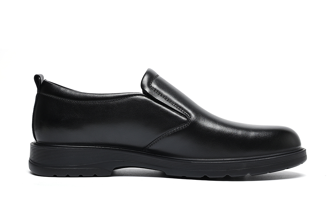 C°BANNER Slip-On Leather Business Dress Shoe 'Black' 圖 2