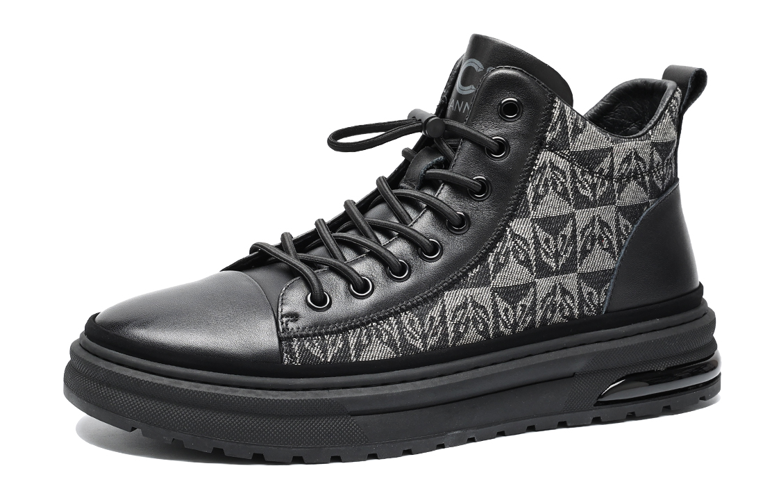 Lookbook Zapatilla C°BANNER 'Forro de Piel Sintética Negra'. C2124758M01