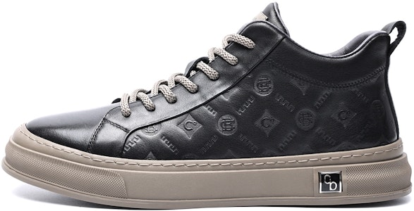 C°BANNER 黑色羊毛衬里休闲皮革运动鞋 C2924795M01 Buy C°BANNER 黑色羊毛衬里休闲皮革运动鞋 C2924795M01