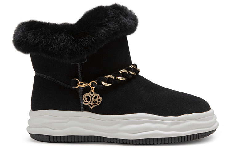 Order C°BANNER Snowboots ''Zwart Chunky Zool Enkelhoog'' A22765928B01