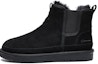 Buy C°BANNER Snow Boots 'Black Leather Sheep Wool Lined' C3424819MA01