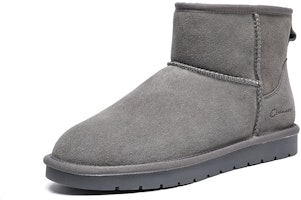 C°BANNER 灰色皮革毛绒雪地靴保暖版 C3424821MA45 Order C°BANNER 灰色皮革毛绒雪地靴保暖版 C3424821MA45