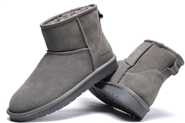 C°BANNER Snow Boots 'Grey Leather Fur-Lined Warmth' C3424821MA45 Lookbook C°BANNER Snow Boots 'Grey Leather Fur-Lined Warmth' C3424821MA45