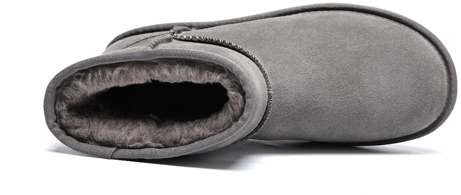 C°BANNER Snow Boots 'Grey Leather Fur-Lined Warmth' C3424821MA45 Shop C°BANNER Snow Boots 'Grey Leather Fur-Lined Warmth' C3424821MA45