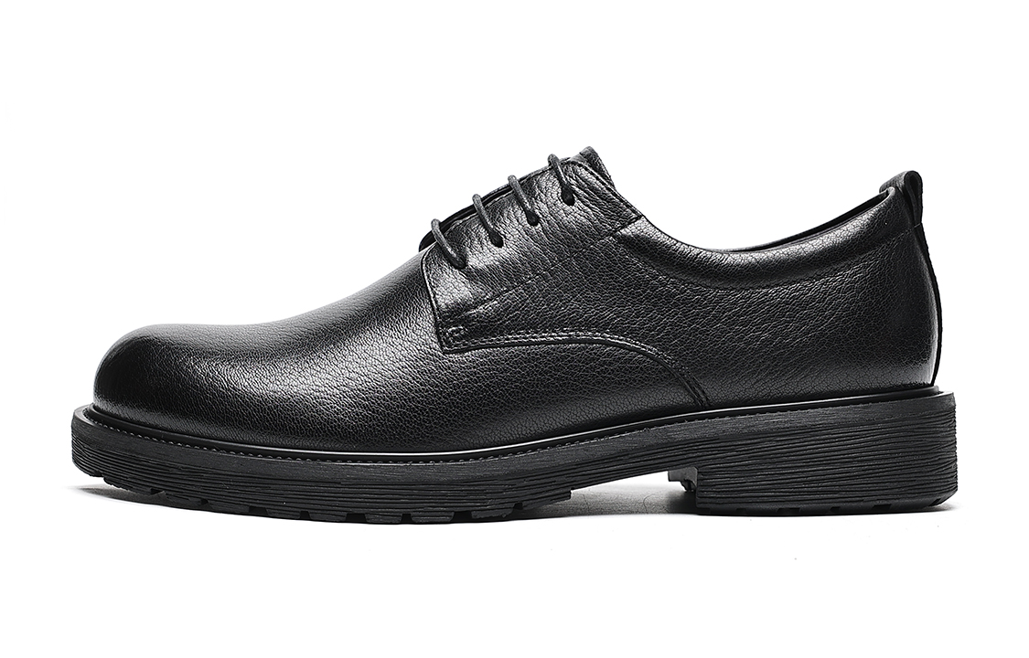 C°BANNER Soft Sheepskin Dress Shoes 'Black Business'